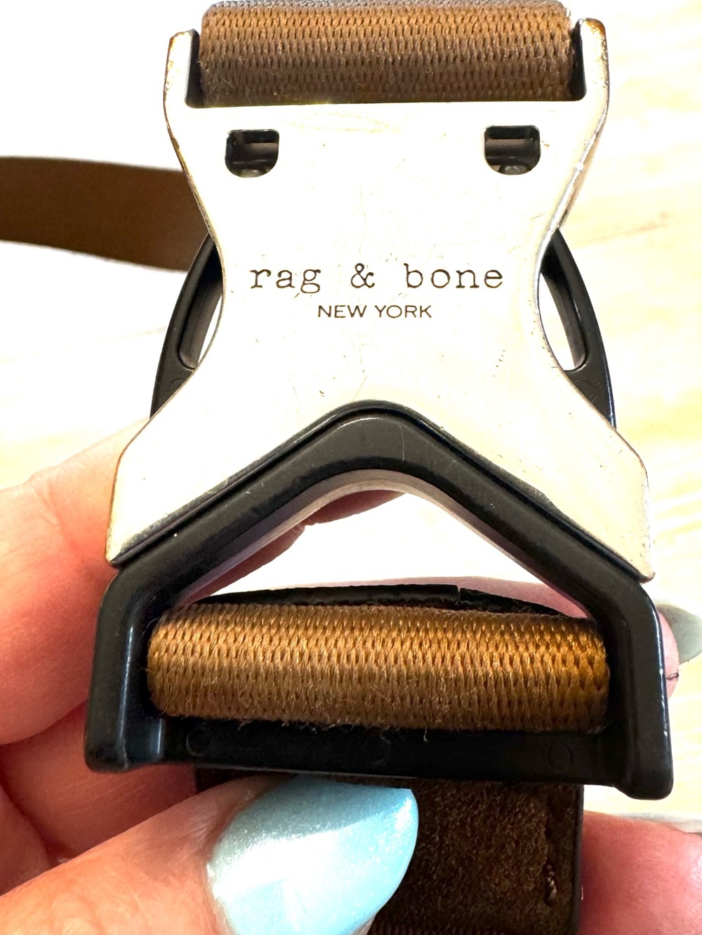 Rag & Bone Brown Suede Crossbody with Adjustable Strap - Picture 2 of 9